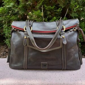 Dooney and Bourke Florentine Smith Bag in Brown T’moro